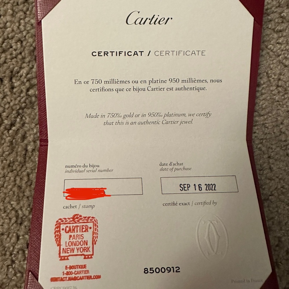 Cartier Juste Un Clou Yellow Gold with Diamonds Size 15 (SMALL MODEL) - Picture 6 of 12